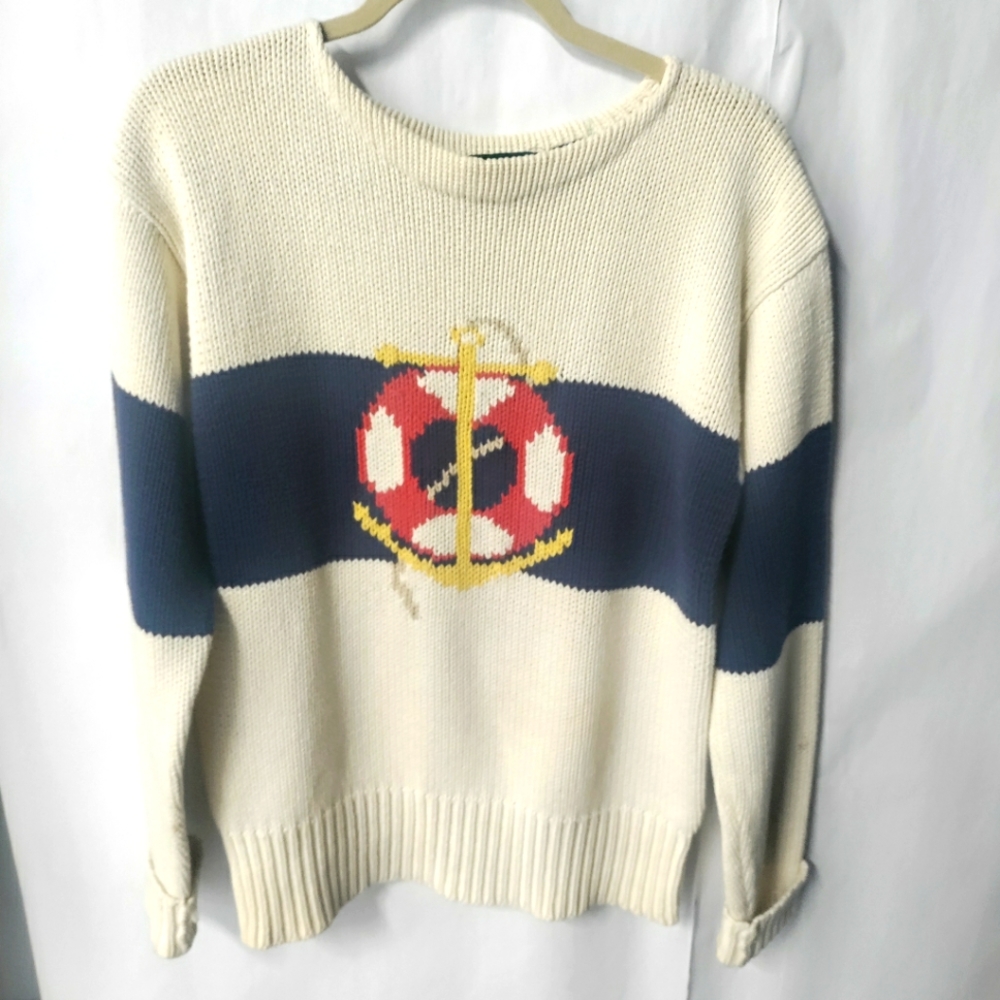 Vintage Exclusively Knit For Abercrombie & Fitch Rare Men's M Sweater